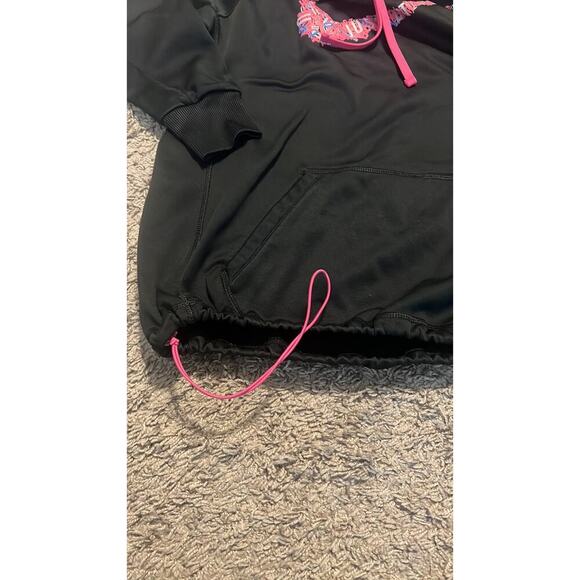 Women’s Black and Pink Nike Therma- Fit Hoodie Size L - Picture 4 of 5